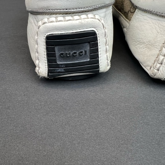 Gucci sneakers signature logo design Beige and cream Size 10.5-  11 - Picture 8 of 10